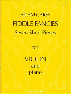 Carse: Fiddle Fancies: Violin part and Piano part