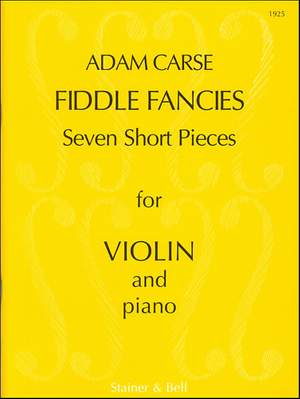 Carse: Fiddle Fancies: Violin part and Piano part