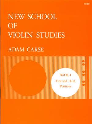Carse: New School of Violin Studies. Book 4