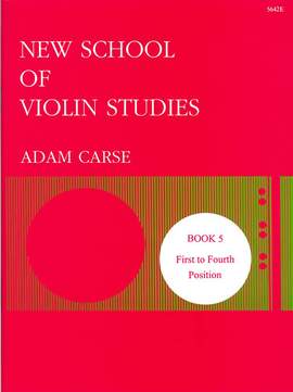 Carse: New School of Violin Studies. Book 5