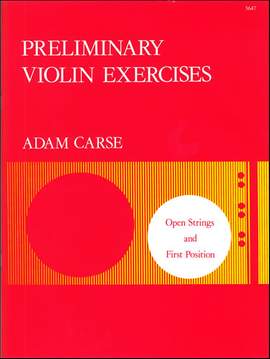 Carse: Preliminary Violin Exercises