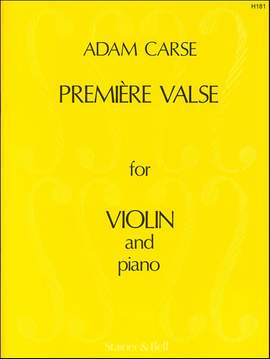 Carse: Première Valse for Violin and Piano