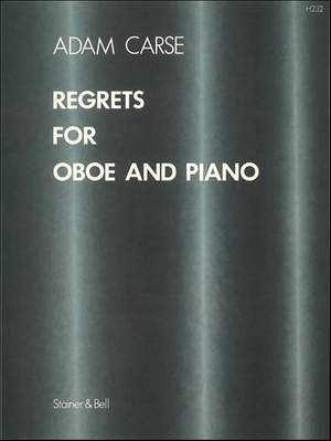 Carse: Regrets for Oboe and Piano