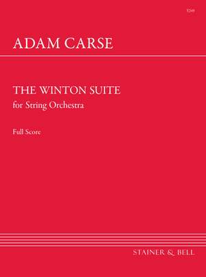 Carse: The Winton Suite. Score