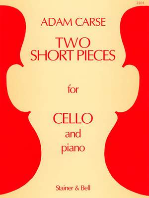 Carse: Two Short Pieces for Cello and Piano