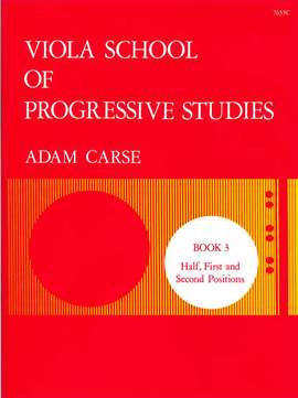 Carse: Viola School of Progressive Studies. Book 3