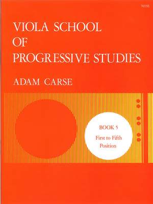 Carse: Viola School of Progressive Studies. Book 5