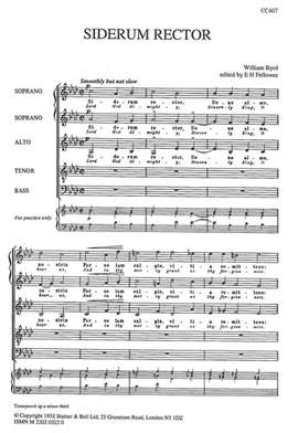 Byrd: Siderum rector (Lord God Almighty)