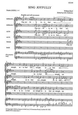 Byrd: Sing joyfully
