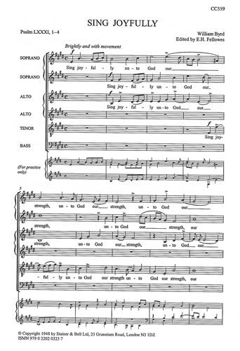 Byrd: Sing joyfully