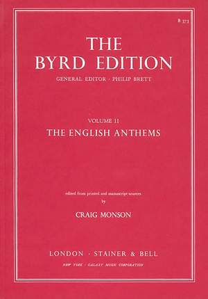 Byrd: The English Anthems