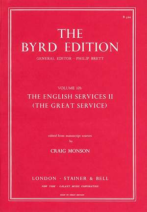 Byrd: The English Services II - (The Great Service)