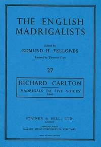 Carlton: Madrigals to Five Voices (1601)
