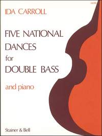 Carroll: Five National Dances for Double Bass and Piano