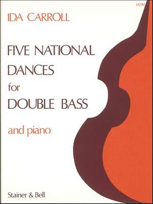 Carroll: Five National Dances for Double Bass and Piano