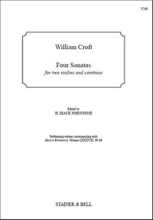 Croft: Four Sonatas for Two Violins & Continuo