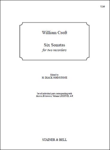 Croft: Six Sonatas for Two Recorders