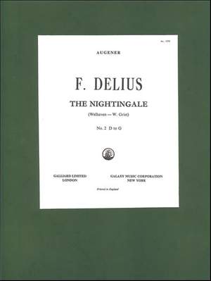 Delius: The Nightingale ('Sing! Sing!') (D - G)