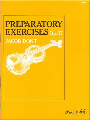 Dont: Exercises, Op. 37