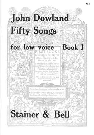 Dowland: Fifty Songs. Book 1. Low Voice