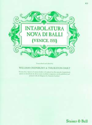 Intabolatura Nova di Balli
