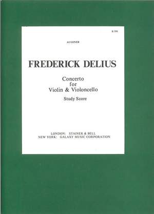 Delius: Double Concerto for Violin, Cello and Orchestra