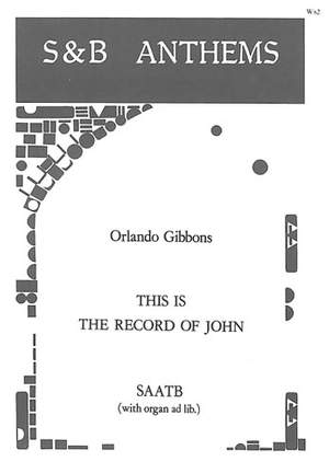 Gibbons: This is the Record of John