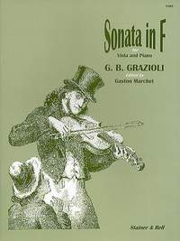 Grazioli: Sonata in F for Viola and Piano