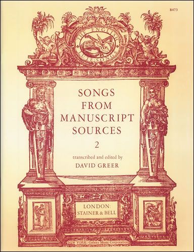 Songs from Manuscript Sources: 2
