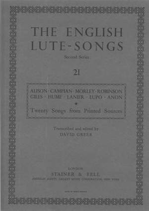 Twenty Songs from Printed Sources
