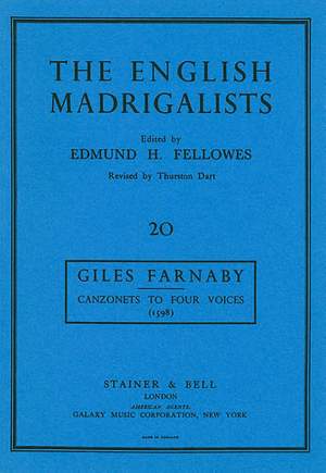 Farnaby: Canzonets to Foure Voyces (1598)