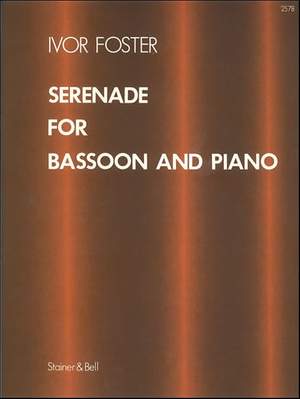 Foster: Serenade for Bassoon and Piano