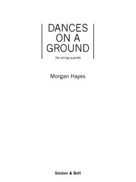 Hayes: Dances on a Ground. Score & Parts
