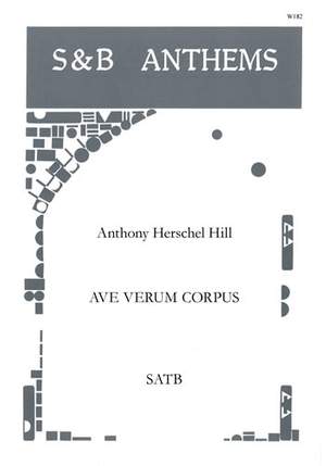 Hill: Ave Verum Corpus. SATB