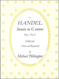 Handel: Sonata in G minor, Op. 1, No. 6 for Viola and Piano