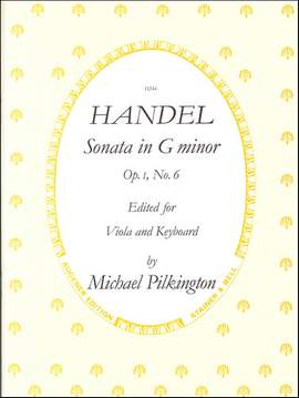Handel: Sonata in G minor, Op. 1, No. 6 for Viola and Piano