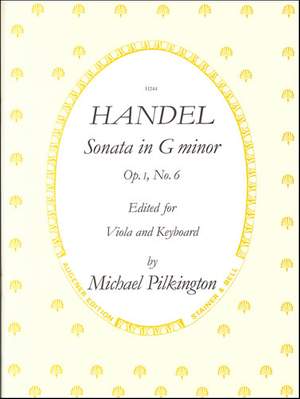 Handel: Sonata in G minor, Op. 1, No. 6 for Viola and Piano