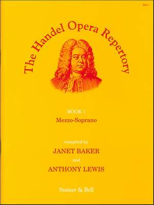 Handel: The Handel Opera Repertory. Book 1. Mezzo-Soprano