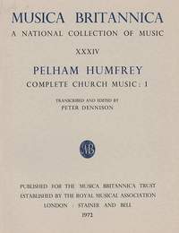 Humfrey: Complete Church Music I