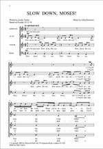 Krouwel: Slow down Moses. SATB Product Image