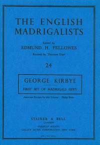 Kirbye: First Set of English Madrigals (1597)