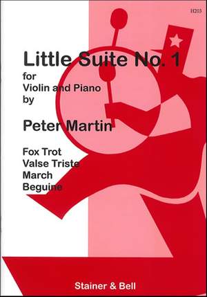 Martin: Little Suites for Solo or Unison Violins and Piano. Book 1: Violin part and Piano part