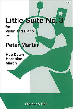 Martin: Little Suites for Solo or Unison Violins and Piano. Book 3: Violin part and Piano part