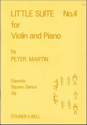 Martin: Little Suites for Solo or Unison Violins and Piano. Book 4: Violin part and Piano part