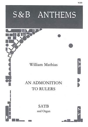 Mathias: An Admonition to Rulers, Op. 43