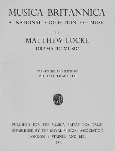 Locke: Dramatic Music (including Psyche)