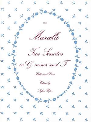 Marcello: Sonatas in G minor and F for Cello and Piano