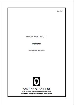 Northcott: Memento for Soprano and Flute (C sharp - G)