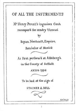 Northcott: Of All the Instruments...
