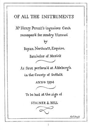 Northcott: Of All the Instruments...
